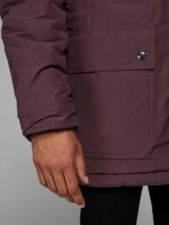 Jack & Jones Parkas Winterparka Heren Wijnrood -Jack & Jones Winkel 5373e64799de90ee345d24cd991cf39f