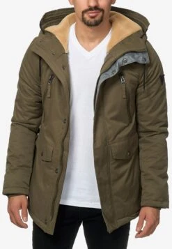 Indicode Jeans Parkas Winterparka Loaf Heren Kaki -Jack & Jones Winkel 544670e3e1131575e8b6fcfd04d26d1d
