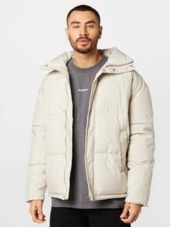 Winterjassen Winterjas Heren Lichtgrijs -Jack & Jones Winkel 54469af293eb8fe6a9c393299513641b