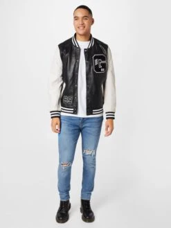 GIPSY Leren Jassen Tussenjas Bluno Heren Zwart -Jack & Jones Winkel 5824ad6359287b7ac1c1bcb6e8841364
