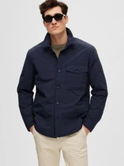 Selected Homme Tussenjassen Tussenjas Hamish Heren Marine -Jack & Jones Winkel 58f6960ecc7c070bad3a231f01c842e1