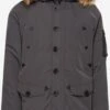 Indicode Jeans Parkas Winterparka Heren Donkergrijs