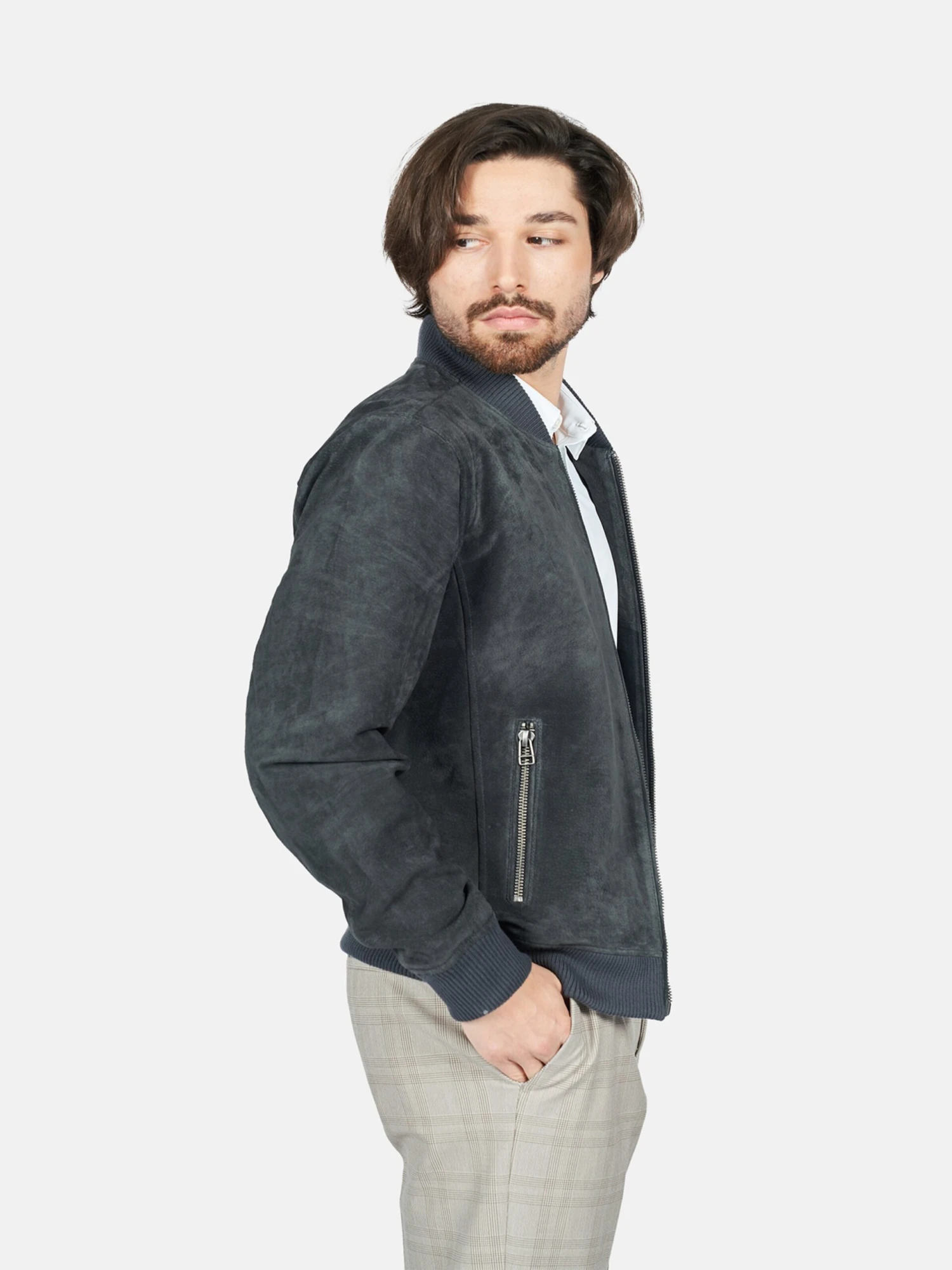 Freaky Nation Leren Jassen Regular Fit Tussenjas Ted Heren Antraciet 8 Freaky Nation Leren Jassen Regular Fit Tussenjas Ted Heren Antraciet - Afbeelding 6