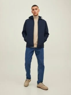 Jack & Jones Tussenjassen Tussenjas Toby Heren Navy -Jack & Jones Winkel 5d9611dee141b3390f6e5a9954003766