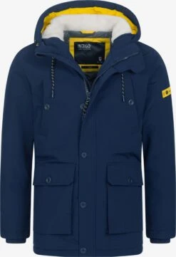 Indicode Jeans Winterjassen Winterjas West Heren Navy