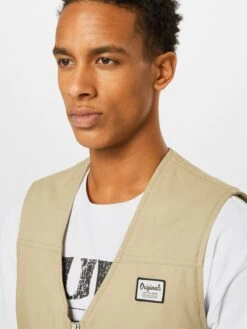 Jack & Jones Bodywarmers Bodywarmer Heren Beige -Jack & Jones Winkel 611fcdd9f12e6193014bada3a9a535fb