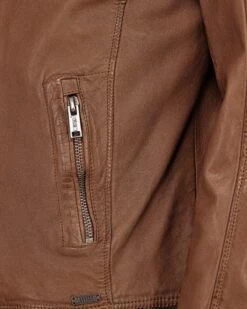 Mustang Leren Jassen Tussenjas 31021311 Heren Cognac -Jack & Jones Winkel 64722b3867b1fedba116822fcdd507ea