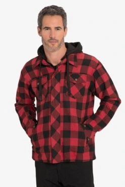 JP1880 Parkas Winterparka Heren Rood / Zwart -Jack & Jones Winkel 65c7b2923072c25502a3b442c75bcfae