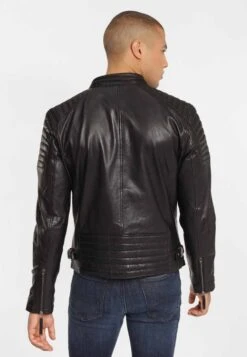 GIPSY Leren Jassen Tussenjas Chester Heren Zwart -Jack & Jones Winkel 6edb74fc21f28e76dcf110cfff6194b8