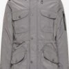 Parkas Winterparka Heren Rookgrijs
