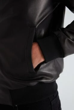 Leren Jassen Tussenjas MONTY Heren Zwart -Jack & Jones Winkel 70a66f5b1045141cd6eb119d94c82cd0