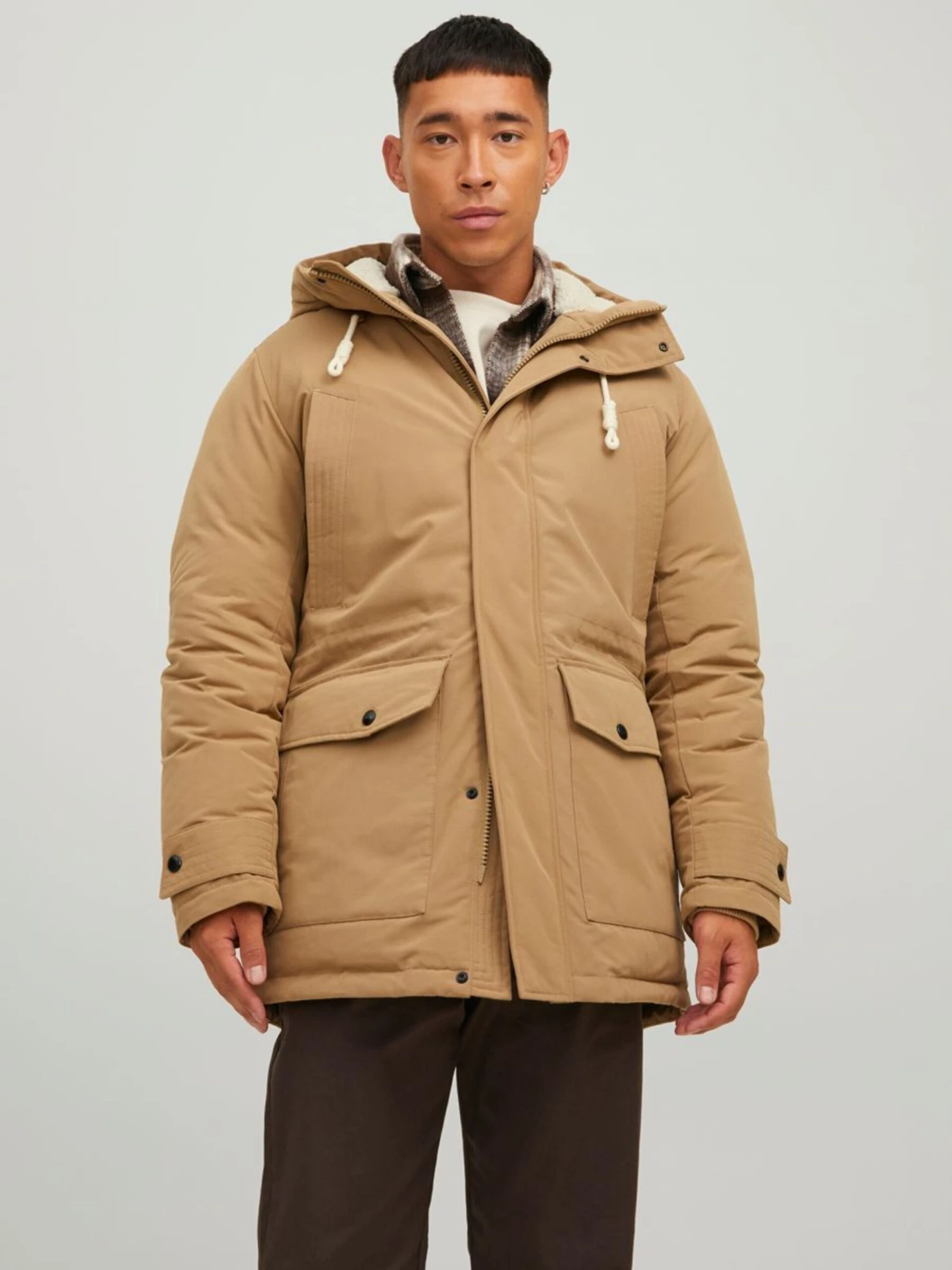 Jack & Jones Parkas Winterparka Mash Heren Chamois 5 Jack & Jones Parkas Winterparka Mash Heren Chamois - Afbeelding 3