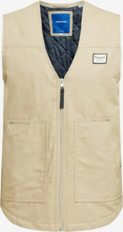 Jack & Jones Bodywarmers Bodywarmer Heren Beige