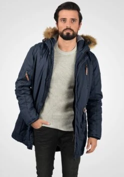 Solid Parkas Winterparka Clark Heren Blauw -Jack & Jones Winkel 75cdfb68e06ad170db4da67ed6978635