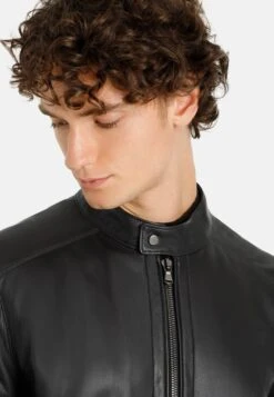 Leren Jassen Tussenjas Toto Heren Zwart -Jack & Jones Winkel 78a9e5c278025721455bafe6aef21598