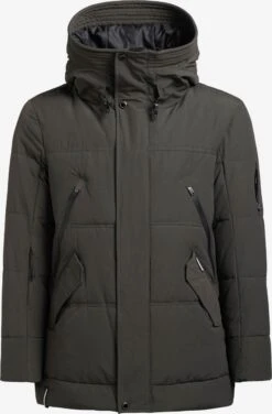 Khujo Winterjassen Winterjas Fank Heren Donkergroen