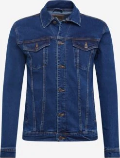 Denim Project Spijkerjassen Regular Fit Tussenjas Kash Heren Donkerblauw