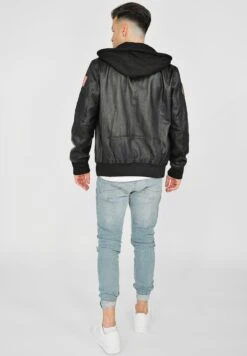 Top Gun Leren Jassen Tussenjas TG20212111 Heren Zwart -Jack & Jones Winkel 7e9f4eb58fe04cc77de3296c416ff16c