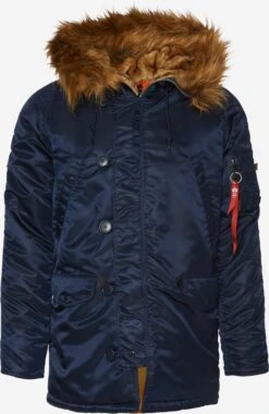 Alpha Industries Winterjassen Winterjas N3B VF 59 Heren Donkerblauw