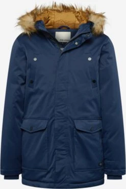 Blend Winterjassen Winterjas Heren Enziaan