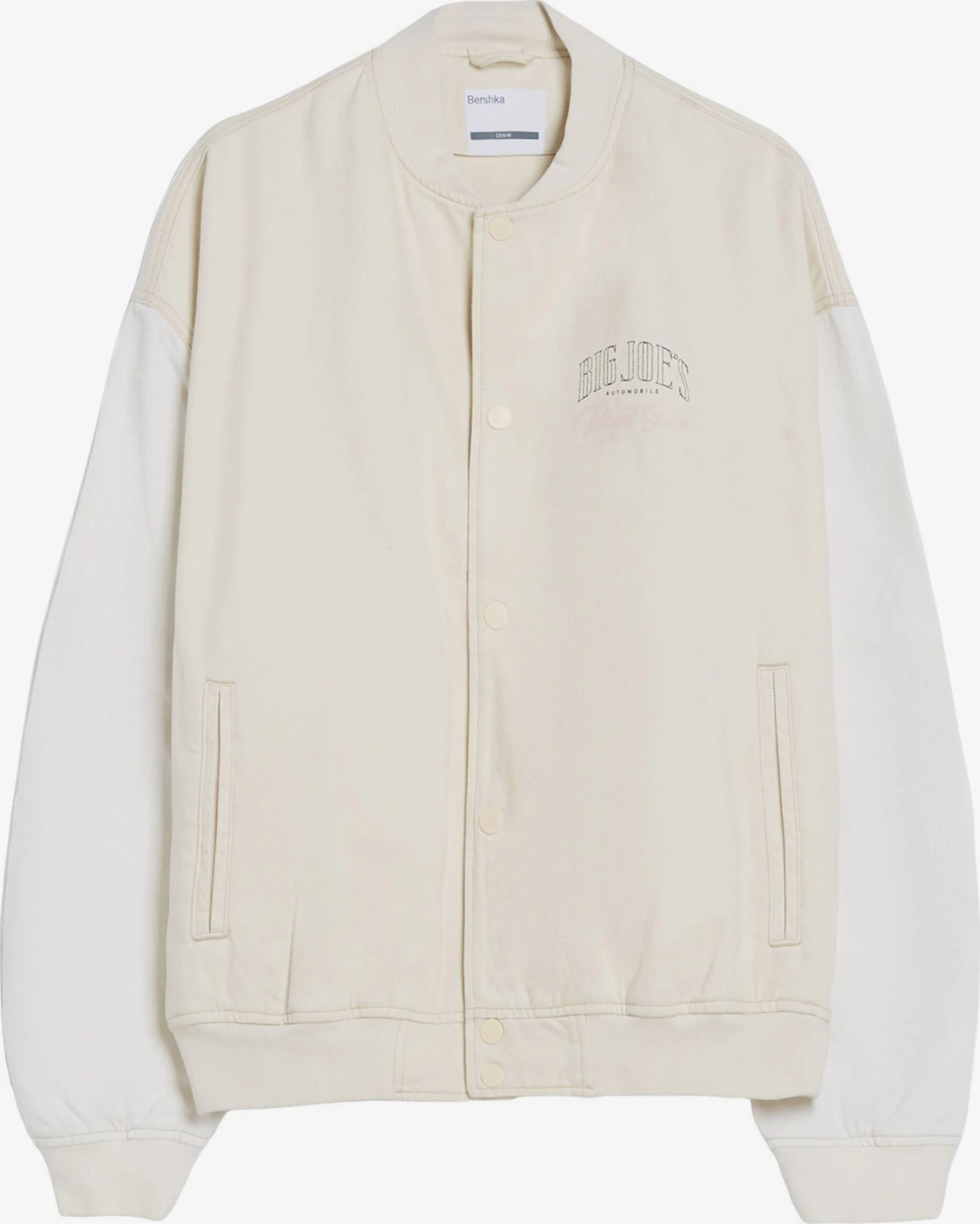 BERSHKA Spijkerjassen Tussenjas Heren Ecru 3 BERSHKA Spijkerjassen Tussenjas Heren Ecru