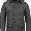 Solid Parkas Winterparka Octavus Heren Zwart Gemêleerd -Jack & Jones Winkel 8721f192b2f486cf84e9eda599740cd1