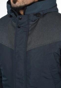 Solid Parkas Winterparka Heren Blauw / Navy / Donkerblauw -Jack & Jones Winkel 884ba61eebab2117ce394ac120958f3c