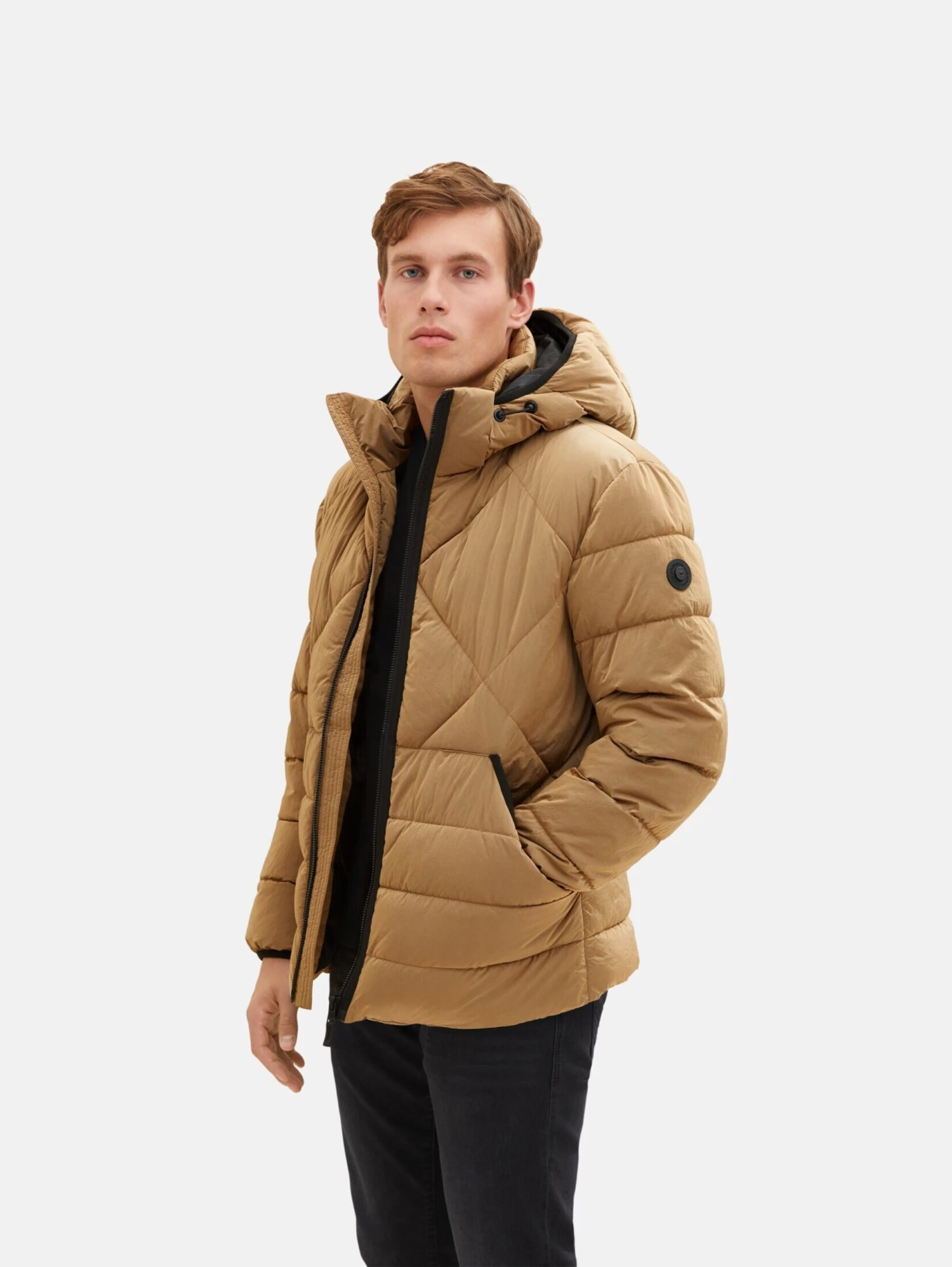 Tom Tailor Winterjassen Winterjas Heren Bruin 5 Tom Tailor Winterjassen Winterjas Heren Bruin - Afbeelding 3