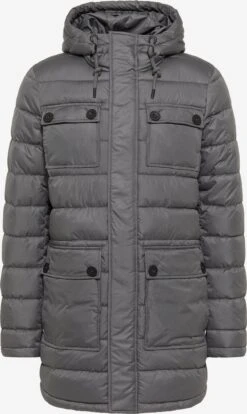 Winterjassen Winterjas Heren Donkergrijs