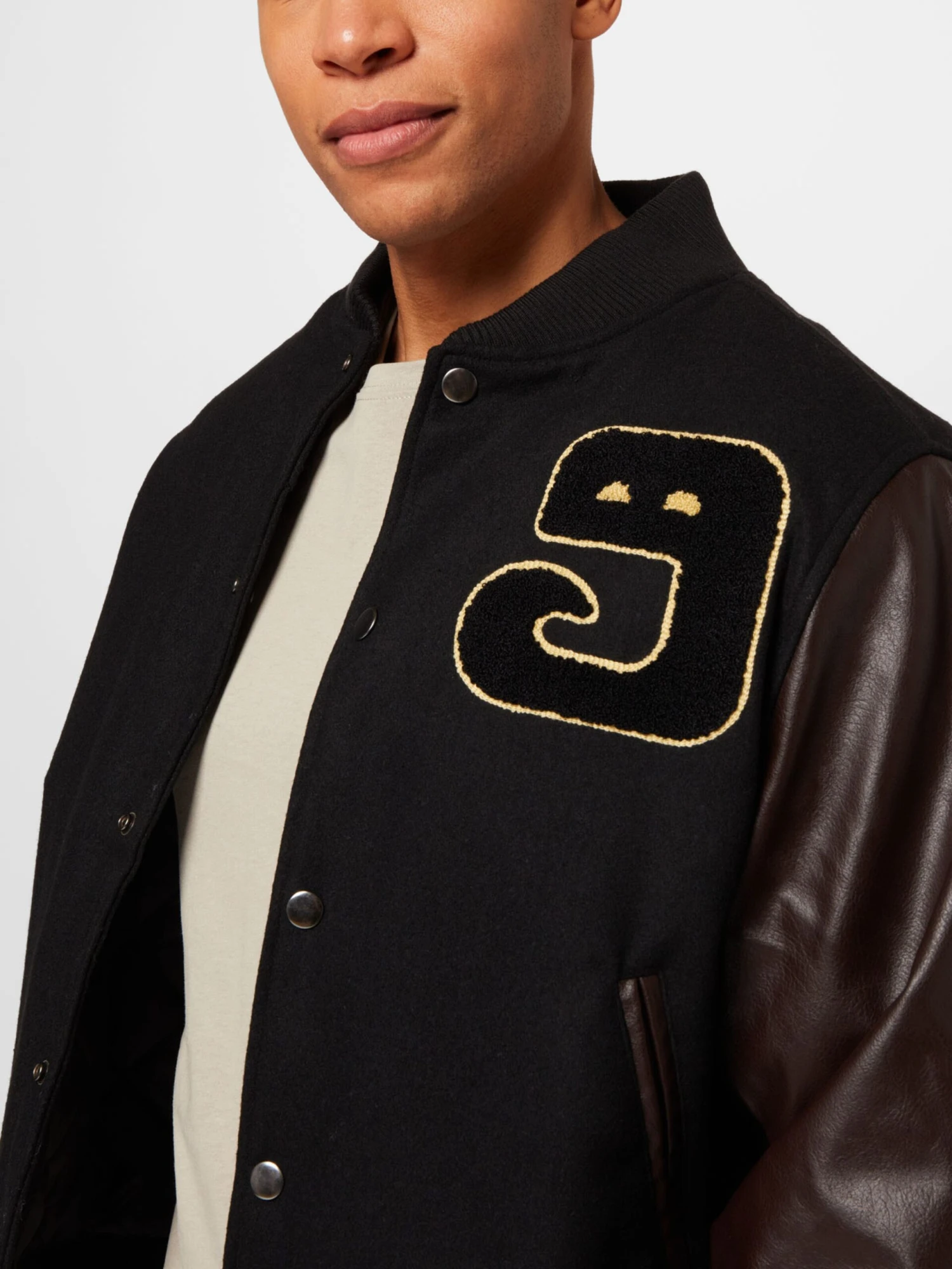 GRIMEY Leren Jassen Tussenjas LUST MANTRA Heren Zwart 4 GRIMEY Leren Jassen Tussenjas LUST MANTRA Heren Zwart - Afbeelding 2