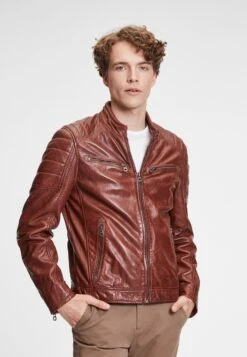 GIPSY Leren Jassen Tussenjas Derry Heren Bruin 9 GIPSY Leren Jassen Tussenjas Derry Heren Bruin -Jack & Jones Winkel 938ee4b4664d088a334fd55a447e7395