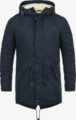 Solid Parkas Winterparka Darnell Heren Blauw / Navy / Donkerblauw