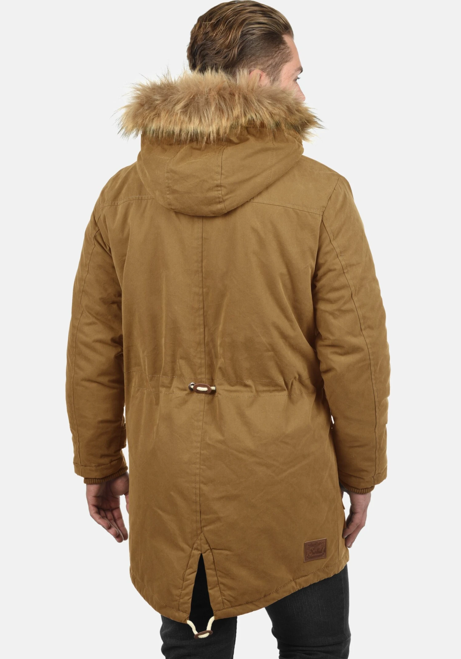 Parkas Winterparka SOLID Dry Parka Heren Bruin 6 Parkas Winterparka SOLID Dry Parka Heren Bruin - Afbeelding 4