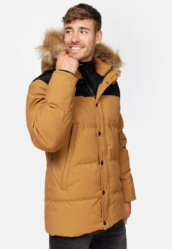 Indicode Jeans Parkas Winterparka Hexyl Heren Bruin -Jack & Jones Winkel 96e8b68df02541e12d6e417db8e73b63
