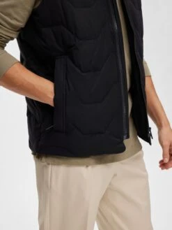 Selected Homme Bodywarmers Bodywarmer Katso Heren Zwart -Jack & Jones Winkel 988f0483214c371362e33af915148ff6