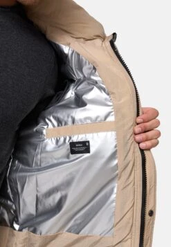 Indicode Jeans Parkas Winterparka Kasper Heren Beige -Jack & Jones Winkel 9af11a67ea1aad33133926a32e158996