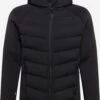 Jack Wolfskin Donsjassen Winterjas Tasman Heren Zwart