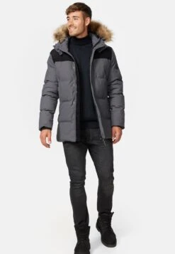 Indicode Jeans Parkas Winterparka Hexyl Heren Donkergrijs -Jack & Jones Winkel 9caed2da109d3138123a1f76aaecd1e2