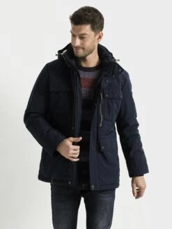 Camel Active Parkas Winterparka Heren Donkerblauw -Jack & Jones Winkel a061b7b835634393072b3c3294c58881