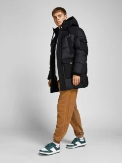 Jack & Jones Parkas Winterparka Jorpanden Heren Zwart -Jack & Jones Winkel a202d92e795bbb9a0f0cb4ad79bfae2d