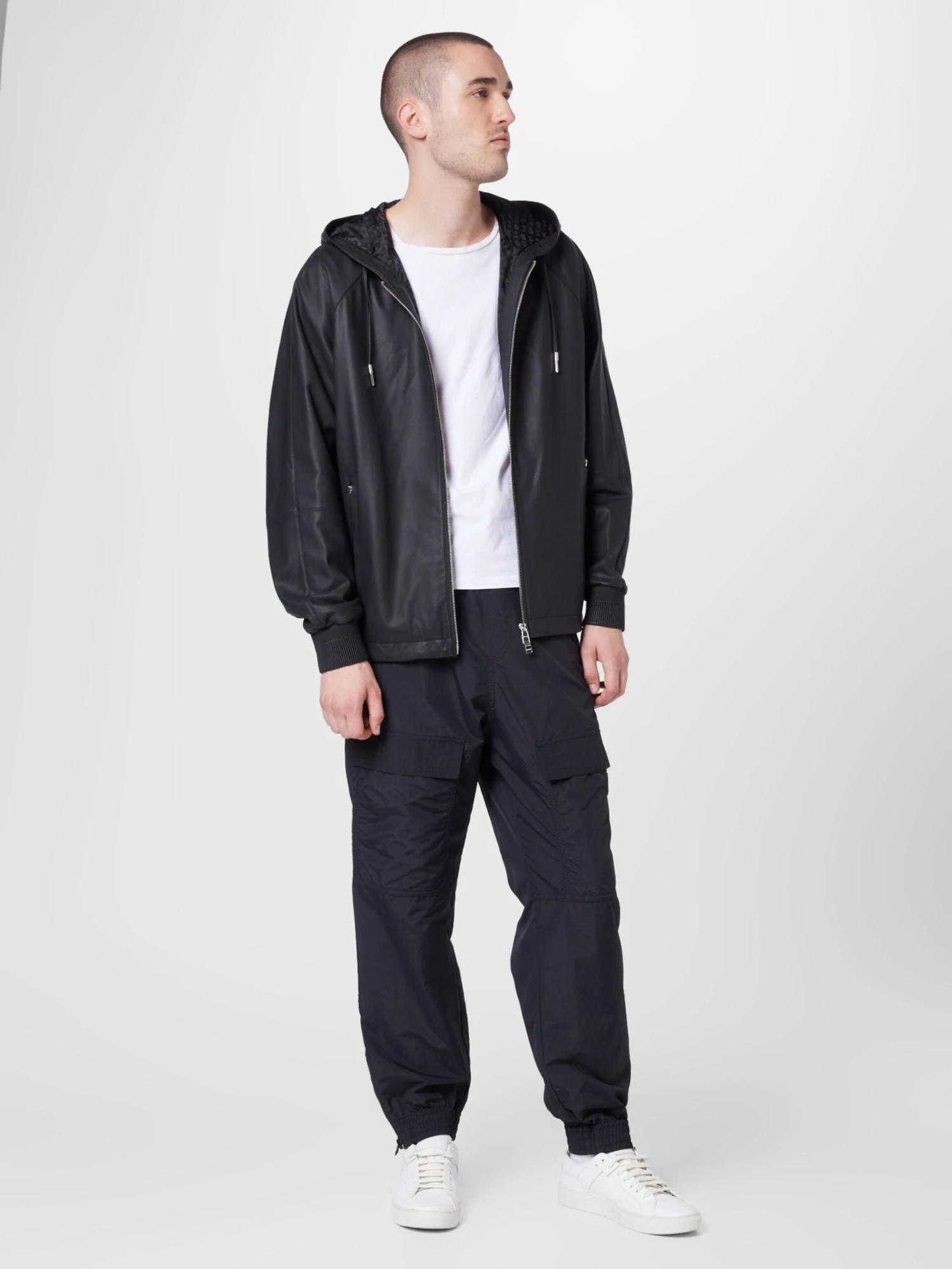 Leren Jassen Tussenjas Montago Heren Zwart 7 Leren Jassen Tussenjas Montago Heren Zwart - Afbeelding 5