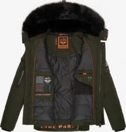 Winterjassen Winterjas Halvaar Heren Kaki -Jack & Jones Winkel a41de8af1508c4ee8c09dcf5c09e2b73