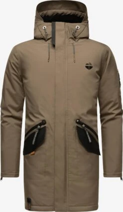 Parkas Winterparka Ragaan Heren Bruin