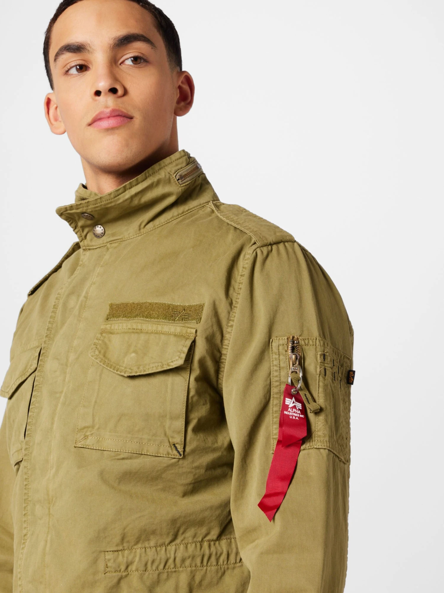 Alpha Industries Tussenjassen Tussenjas Huntington Heren Olijfgroen 4 Alpha Industries Tussenjassen Tussenjas Huntington Heren Olijfgroen - Afbeelding 2