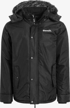 Bench Winterjassen Winterjas Tonne Heren Zwart