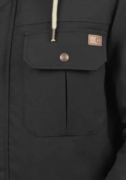 Solid Parkas Winterparka Chara Teddy Heren Zwart -Jack & Jones Winkel b50353482c67a4949b2e7f82501b54dd