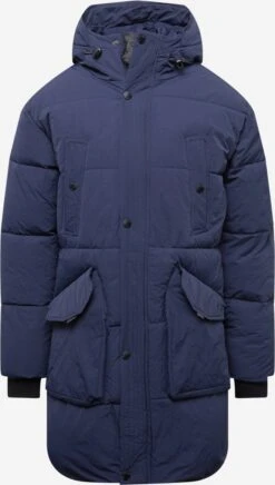 Indicode Jeans Parkas Winterparka Gazelle Heren Navy