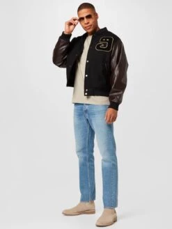 GRIMEY Leren Jassen Tussenjas LUST MANTRA Heren Zwart 11 GRIMEY Leren Jassen Tussenjas LUST MANTRA Heren Zwart -Jack & Jones Winkel b9c0d7a772fedf09cd7569ea519b2955