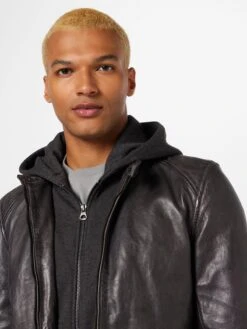 GIPSY Leren Jassen Tussenjas Splesh Heren Antraciet 8 GIPSY Leren Jassen Tussenjas Splesh Heren Antraciet -Jack & Jones Winkel be94f40371bcafe324fce70ad23d7d78