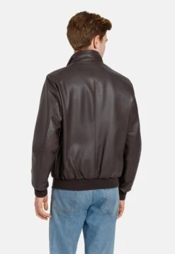 Leren Jassen Tussenjas Dany CW Heren Donkerbruin -Jack & Jones Winkel bf9424cc902517ac3deeef0e82fd3ff0